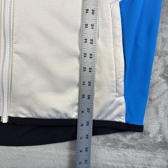 Under Armour Fitted ColdGear Black/White/Blue Reactor Jacket Size Large - Picture 5 of 7